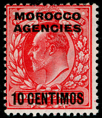 morocco-agencies-sg113-10c-on-1d-scarlet-lh-mint-cat-21