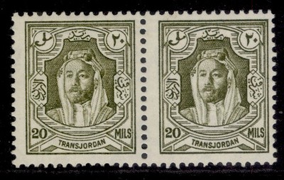 transjordan-gv-sg201a-20m-olive-green-nh-mint-cat-130-perf-13x13-pair