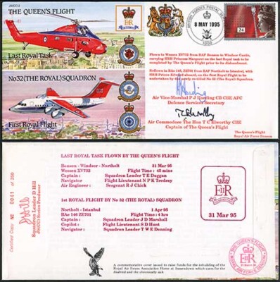 js-cc-2d-the-queens-flight-last-royal-tast-signed-p-j-harding-t-c-elworthy-c