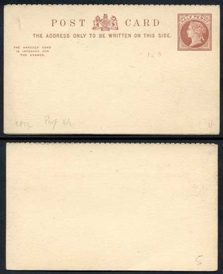 cp12-qv-1-2d-1-2d-brown-inland-reply-card-format-cf3-stamp-l3-size-a-mint
