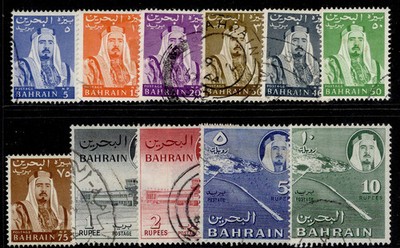 bahrain-qeii-sg128-138-1964-complete-set-fine-used-cat-48