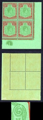 bermuda-sg119c-e-10-yellowish-green-and-deep-carmine-red-green-broken-scroll