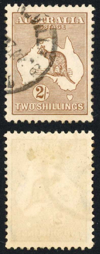 australia-1915-sg-29-2s-brown-kangaroo-vfu-cat-225-pounds