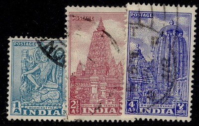 india-gvi-sg333-333c-1950-complete-set-fine-used