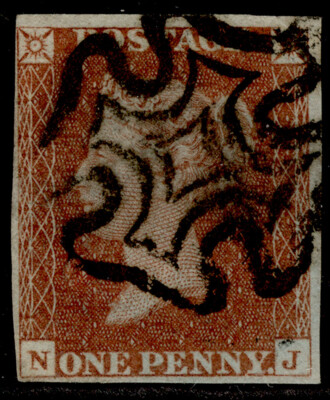 gb-qv-sg8-1d-red-brown-black-mx-plate-13-used-cat-175-nj