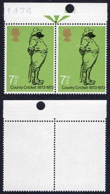 sg929-7-5p-cricket-embossing-shift-between-the-two-stamps-u-m