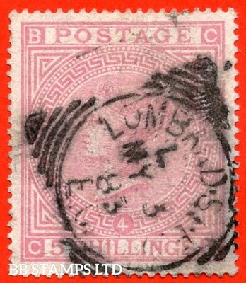 sg-130-j123-cb-5-rose-blued-paper-an-average-used-example-b94284