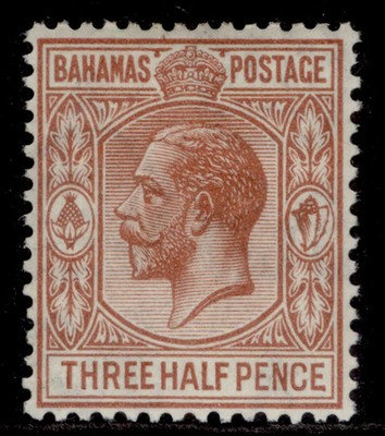 bahamas-gv-sg117-1d-brown-red-m-mint-cat-14