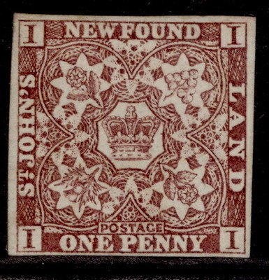 canada-newfoundland-qv-sg1-1d-brown-purple-unused-cat-200
