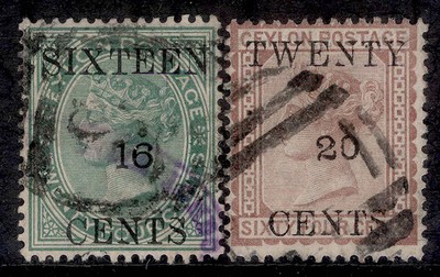 ceylon-qv-sg142-143-1882-ovpt-values-fine-used-cat-21