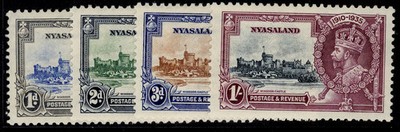 nyasaland-protectorate-gv-sg123-126-1935-silver-jubilee-set-m-mint-cat-42
