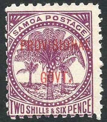 samoa-sg97-2-6-reddish-purple-opt-provisional-govt-m-m