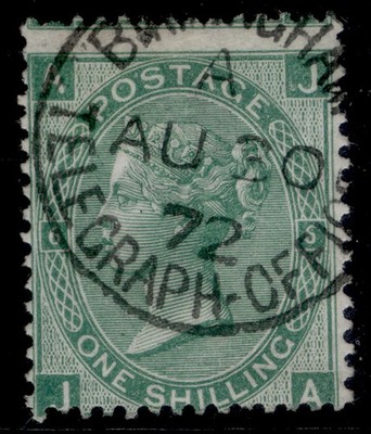 gb-qv-sg117-1s-green-plate-5-fine-used-cat-45-cds-ja