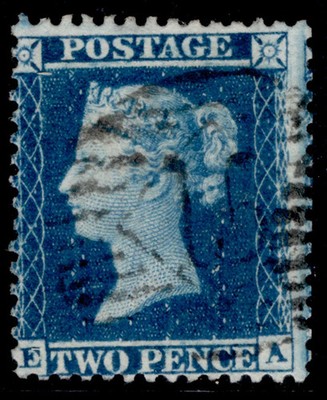 gb-qv-sg34-2d-blue-plate-5-lc14-fine-used-cat-50-ea