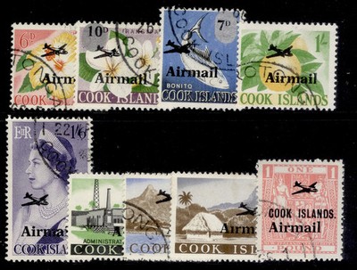 cook-islands-qeii-sg185-193-1966-air-set-fine-used-cat-38