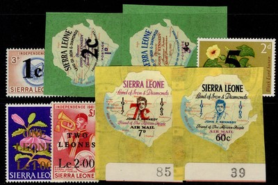 sierra-leone-qeii-sg328-335-1964-66-complete-set-m-mint-cat-10