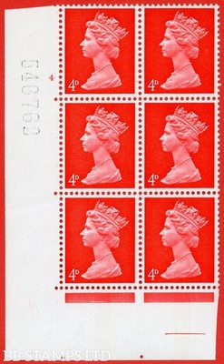 sg-733-u14-4d-bright-vermilion-an-unmounted-mint-cylinder-block-of-6-b70327
