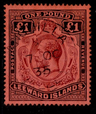 leeward-islands-gv-sg80-1-purple-black-red-very-fine-used-cat-450