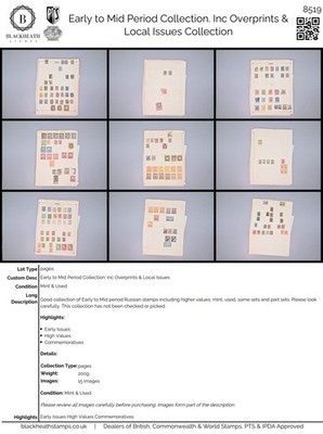 8519-russia-early-to-mid-period-collection-inc-overprints-local-issues-mint