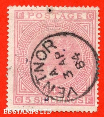 sg-134-j123a-gf-5-rose-plate-4-an-average-used-example-cancell-b93200