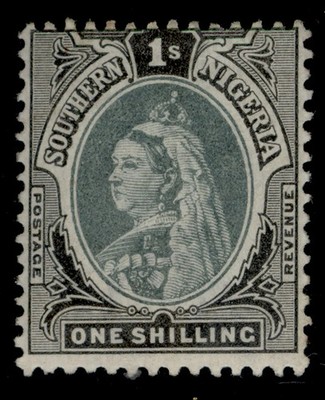 southern-nigeria-edvii-sg6-1s-green-black-m-mint-cat-14
