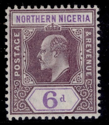 northern-nigeria-edvii-sg25-6d-dull-purple-violet-lh-mint-cat-38