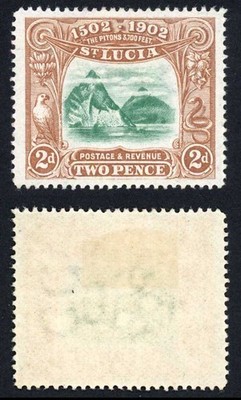 st-lucia-sg63-2d-green-and-brown-fresh-colour-m-m-cat-18-pounds