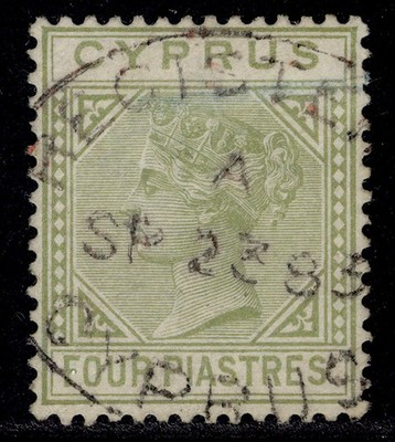 cyprus-qv-sg20-4pi-pale-olive-green-fine-used-cat-40
