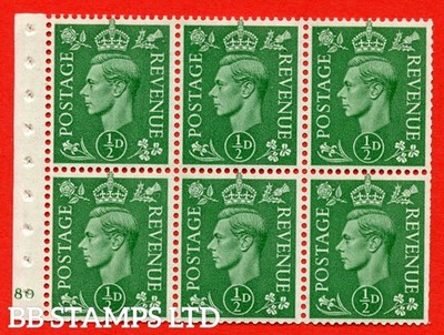 sg-485-c-qb4-pale-green-a-fine-unmounted-mint-cylinder-pane-of-6-b49307