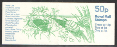 fb36-oct-86-giant-pond-snail-pond-life-50p-folded-booklet-cyl-b1-b24-b32