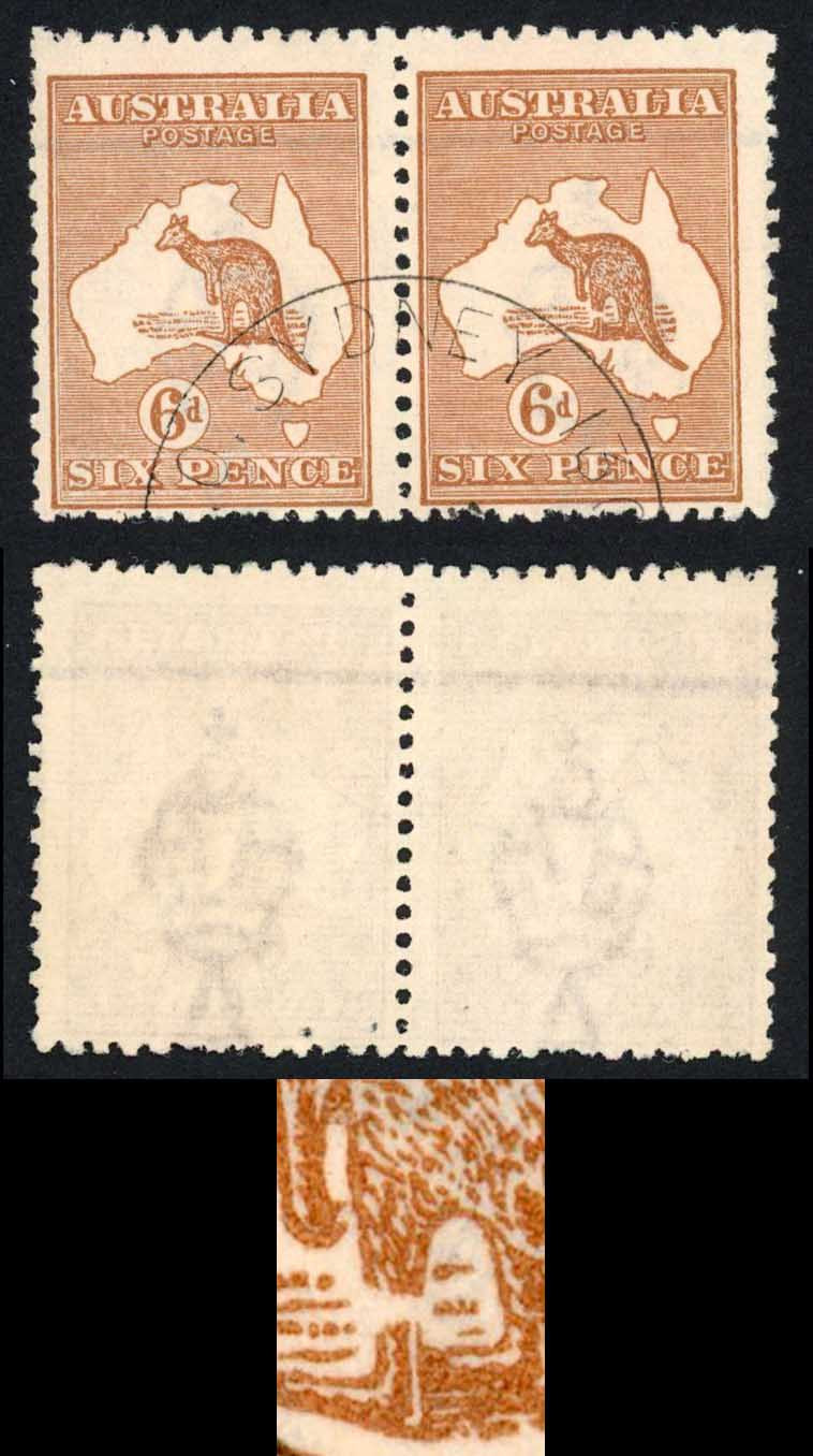 australia-sg73a-6d-3rd-wmk-leg-of-kangaroo-broken-in-a-pair-perfs-cat-120-pounds