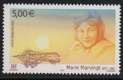 france-sg3991-2004-marie-marvingt-aviation-pioneer-mnh