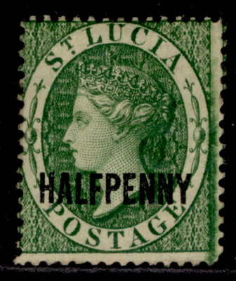 st-lucia-qv-sg23-d-green-unused-cat-85