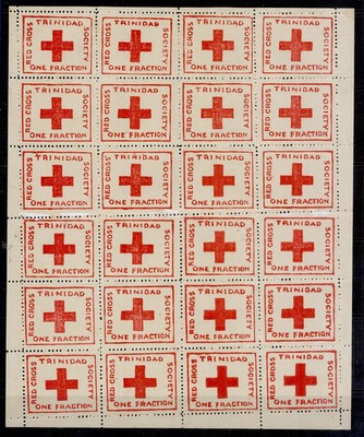 trinidad-tobago-gv-sg157-red-cross-label-nh-mint-cat-840-block-x24