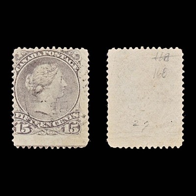 9400-canada-sg61b-2x-15c-red-lilac-1868-sc-29-mi24adx-used-c35