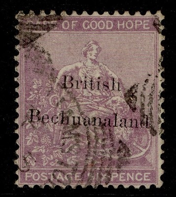 british-bechuanaland-qv-sg7-6d-reddish-purple-used-cat-40