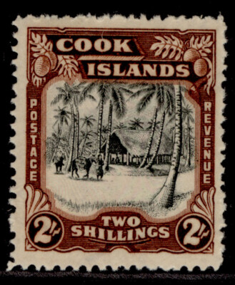 cook-islands-gvi-sg144-2s-black-red-brown-m-mint-cat-38