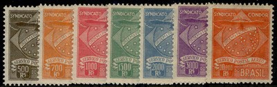 brazil-condor-1927-set-of-7-paler-reprints-scott-1cl1-7-m-mint-cat-32-50