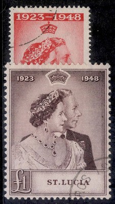 st-lucia-gvi-sg144-145-1948-royal-silver-wedding-set-fine-used-cat-45