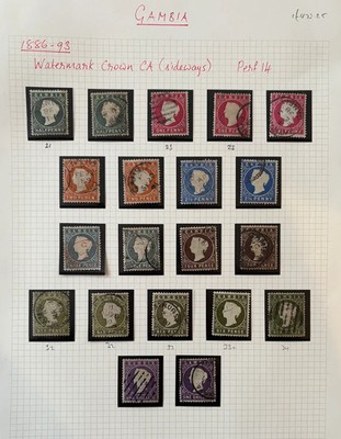 gambia-sg21-36-1886-93-qv-wmk-crown-ca-set-plus-shades-fine-used-cat-470