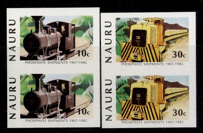 nauru-qeii-sg268-269-1982-10c-30c-phosphate-shipments-imperf-pairs-nh-mint