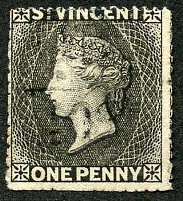 st-vincent-sg18-1d-black-wmk-small-star-upright-perf-about-15-cat-16-pounds