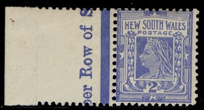 australia-new-south-wales-edvii-sg355-2d-cobalt-blue-lh-mint-marginal
