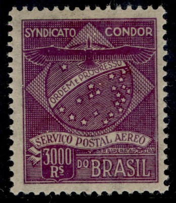 brazil-condor-1927-3000r-violet-scott-1cl6-nh-mint-cat-16-50