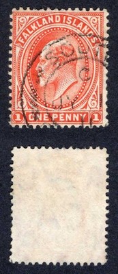 falkland-is-sgz15-kevii-1d-vermilion-used-in-south-georgia-cat-24-pounds