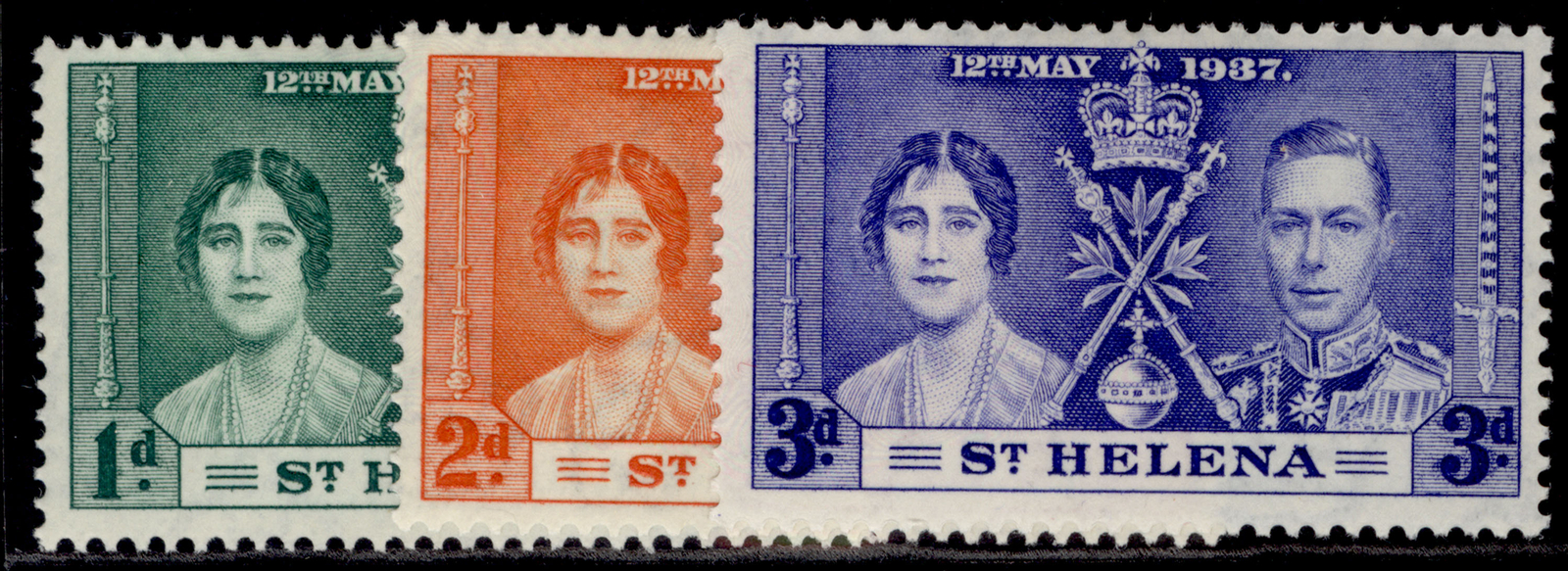 st-helena-gvi-sg128-130-1937-coronation-set-m-mint