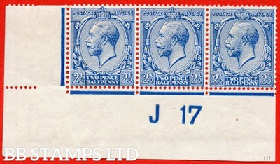sg-371-variety-n21-3-2d-french-blue-a-fine-mounted-mint-2-stamps-b72861
