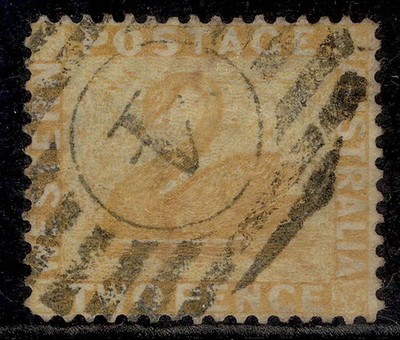 australia-western-australia-qv-sg71-2d-chrome-yellow-fine-used