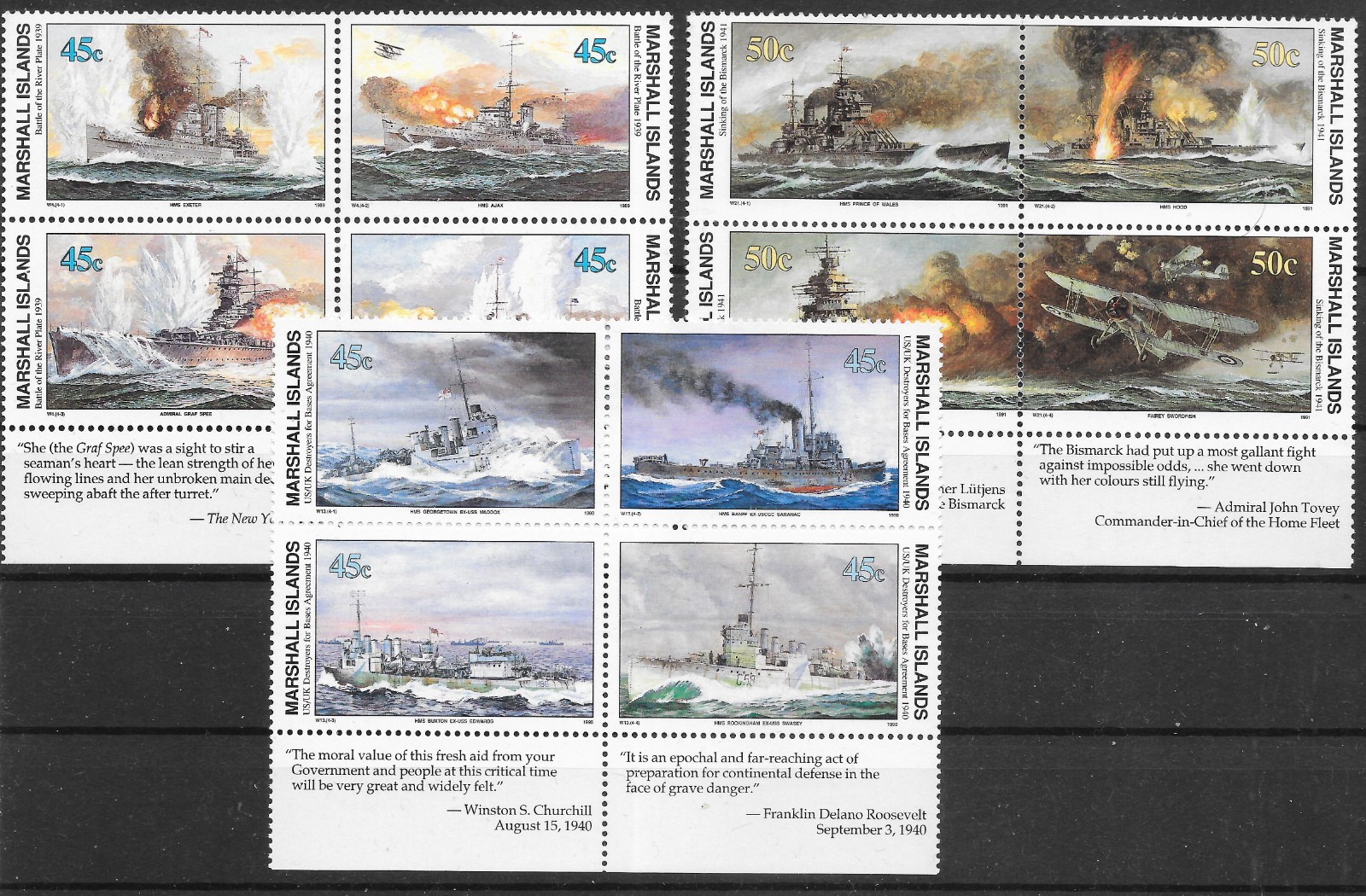 marshall-islands-1990-s-12-world-war-2-warships-mnh
