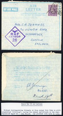 egypt-privilege-air-letter-14th-feb-1945-with-honour-cert-on-rear-pannel